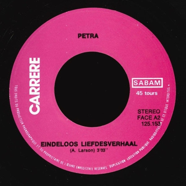 Petra (4) : Vrij Zijn (7", Single)