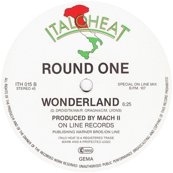 Round One (2) : Dance To The Music (12")