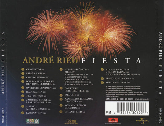 André Rieu : Fiesta (CD, Album)