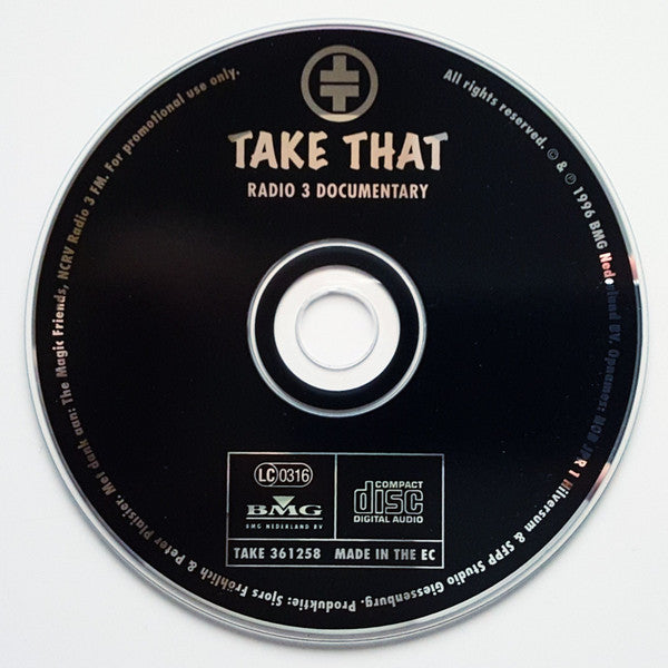 Take That : Radio 3 Documentary (CD, Promo)