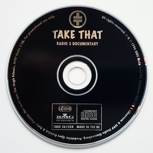 Take That : Radio 3 Documentary (CD, Promo)