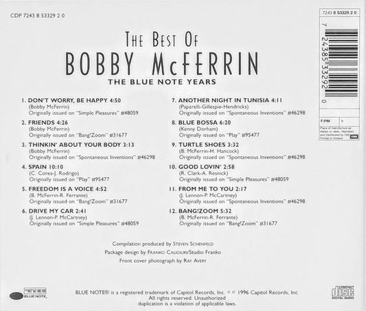 Bobby McFerrin : The Best Of Bobby McFerrin (CD, Comp)