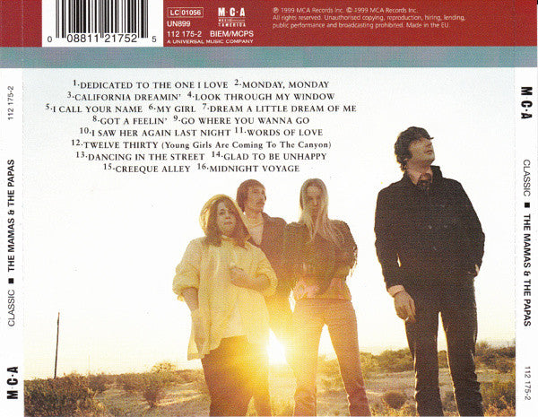 The Mamas & The Papas : Classic The Mamas & The Papas (CD, Comp, RM)