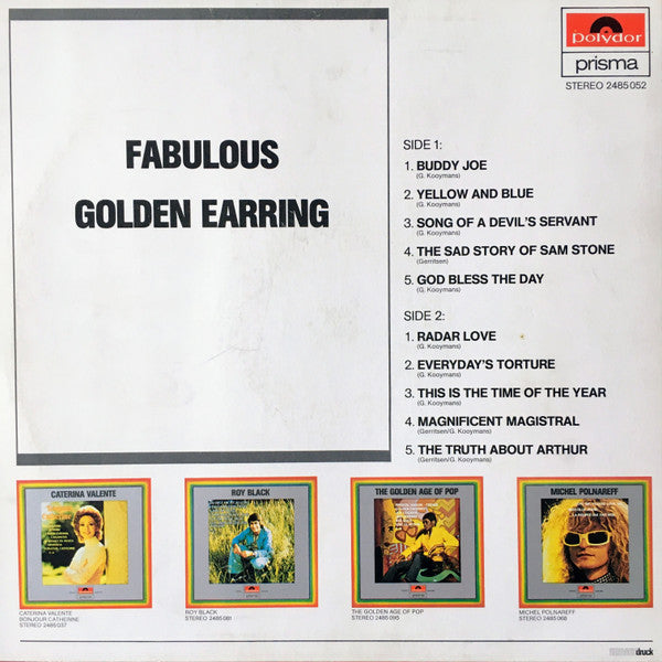 Golden Earring : Fabulous Golden Earring (LP, Comp)