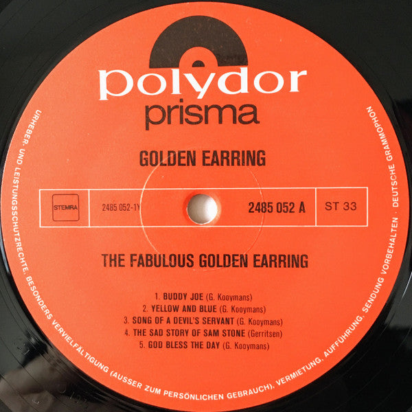 Golden Earring : Fabulous Golden Earring (LP, Comp)