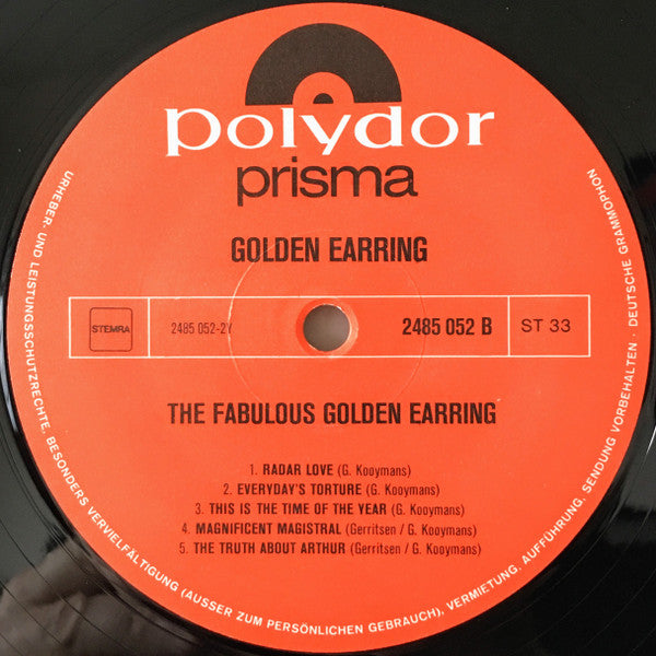 Golden Earring : Fabulous Golden Earring (LP, Comp)