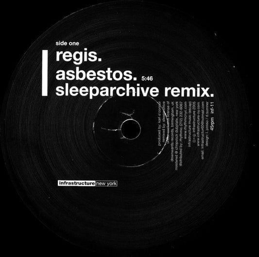 Regis / Re:Group : Asbestos (Remix) / Left (12")