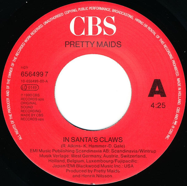 Pretty Maids : In Santa's Claws (7", Single)