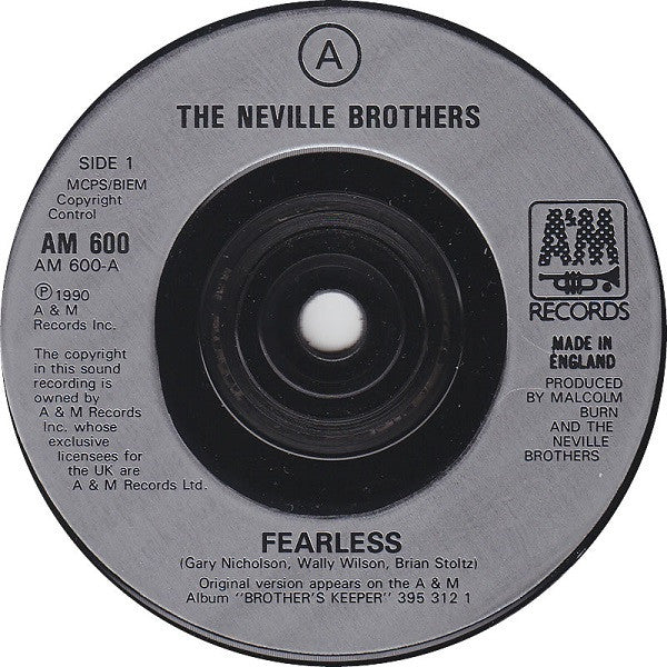 The Neville Brothers : Fearless (7", Single)