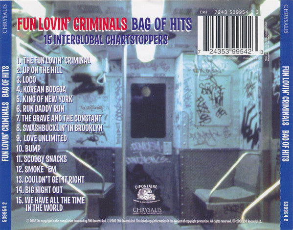 Fun Lovin' Criminals : Bag Of Hits (CD, Comp, RE)
