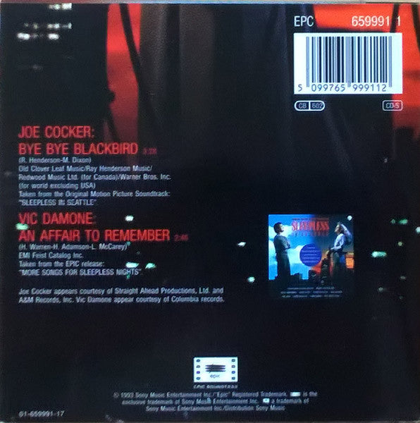 Joe Cocker : Bye Bye Blackbird (CD, Single, Car)