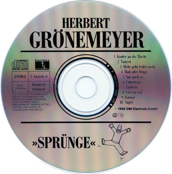 Herbert Grönemeyer : Sprünge (CD, Album, RE)