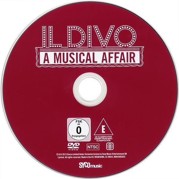 Il Divo : A Musical Affair (CD, Album + DVD-V, Copy Prot., NTSC + Dlx)