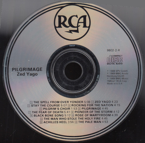 Zed Yago : Pilgrimage (CD, Album)