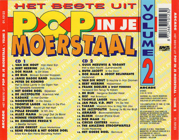Various : Het Beste Uit Pop In Je Moerstaal - Volume 2 (2xCD, Comp)