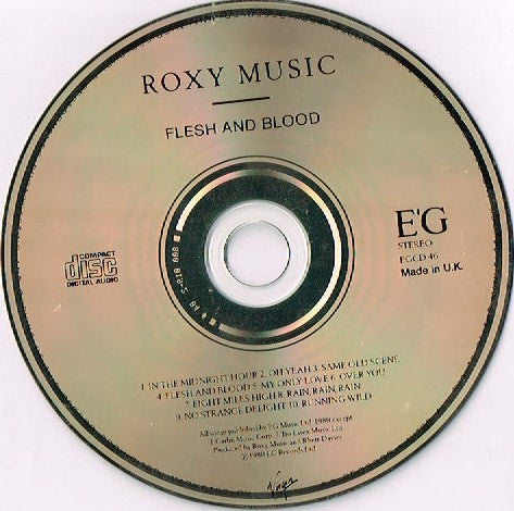 Roxy Music : Flesh + Blood (CD, Album, RE)