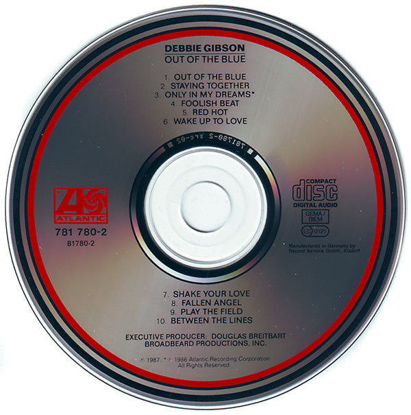 Debbie Gibson : Out Of The Blue (CD, Album)