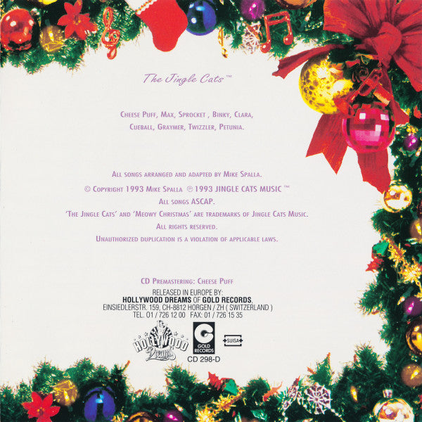 The Jingle Cats : Meowy Christmas (CD, Album)