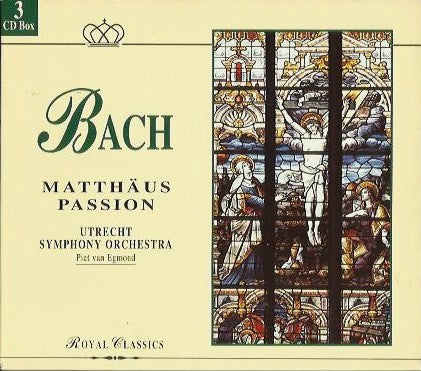 Johann Sebastian Bach - Utrechts Symfonie Orkest, Piet van Egmond : Matthäus Passion (3xCD + Box)