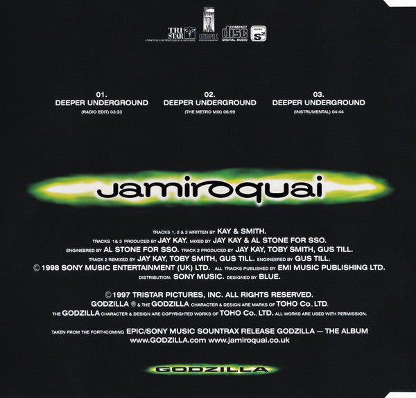 Jamiroquai : Deeper Underground (CD, Maxi)