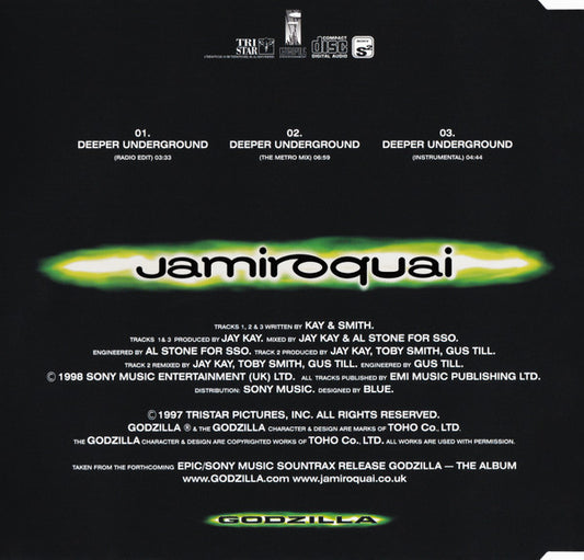 Jamiroquai : Deeper Underground (CD, Maxi)