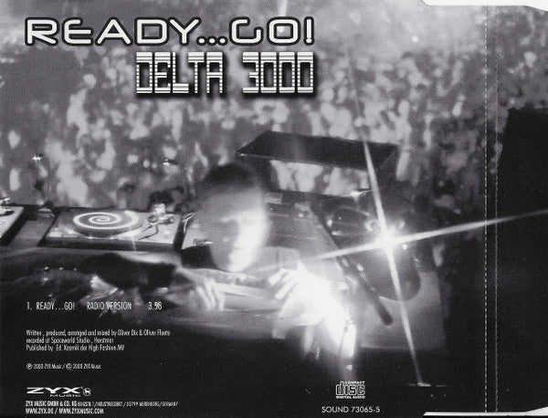 Delta 3000 : Ready...Go! (CD, Single, Promo)