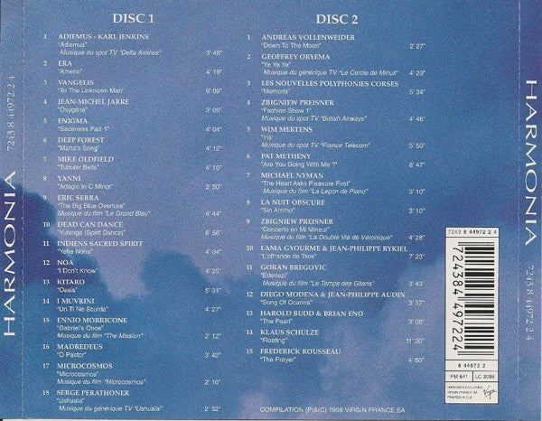 Various : Harmonia - Le Chant Des Rêves (2xCD, Comp)