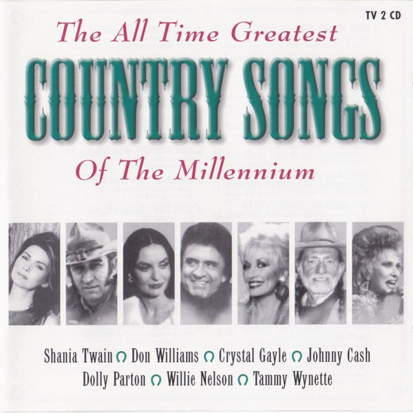 Various : The All Time Greatest Country Songs Of The Millennium (2xCD, Comp, Mil)