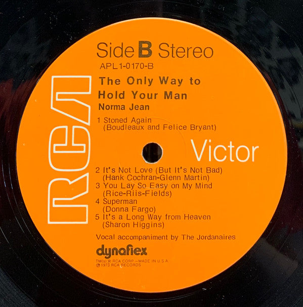 Norma Jean (2) : The Only Way To Hold Your Man (LP, Album)