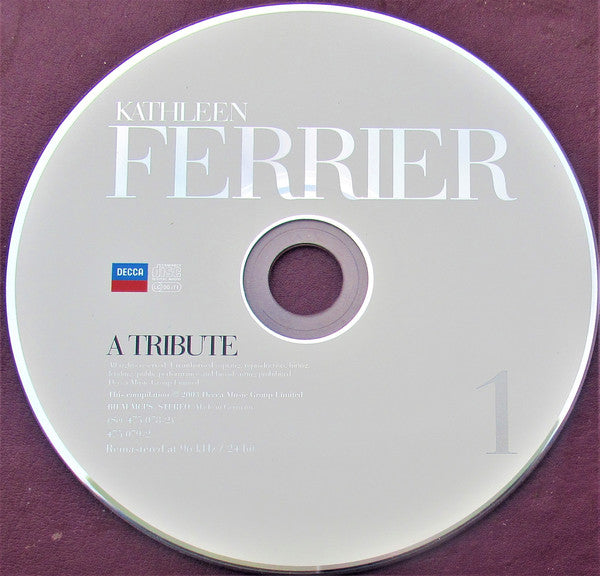 Kathleen Ferrier : A Tribute (2xCD, Comp, RM)