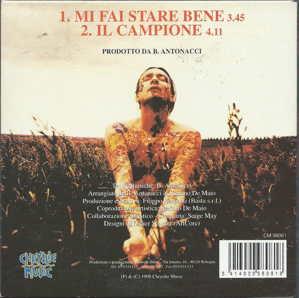 Biagio Antonacci : Mi Fai Stare Bene (CD, Single)