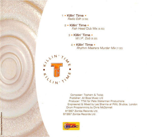 Tina Cousins : Killin' Time (CD, Maxi)