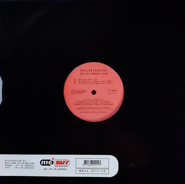 Rollercoaster : Keep The Frequency Clear (12")