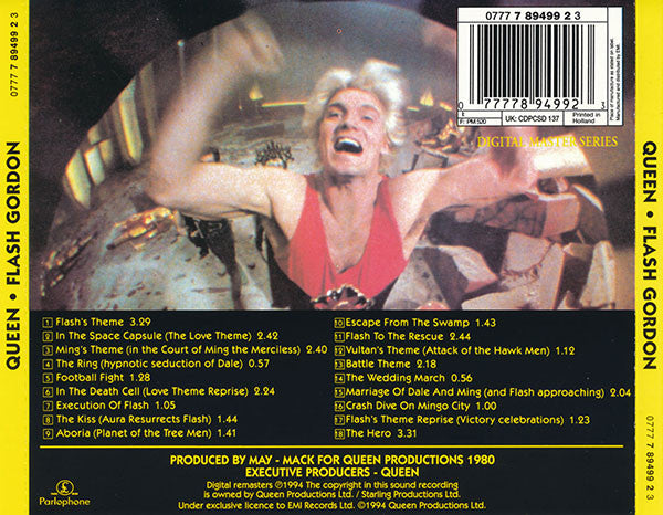 Queen : Flash Gordon (Original Soundtrack Music) (CD, Album, RE, RM)
