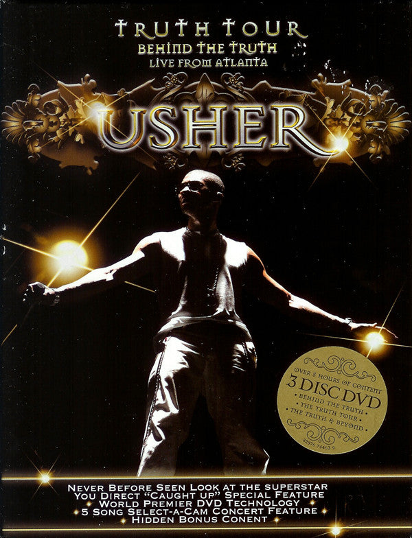 Usher : Truth Tour Behind The Truth Live From Atlanta (3xDVD-V, Copy Prot., PAL, Reg + Box)