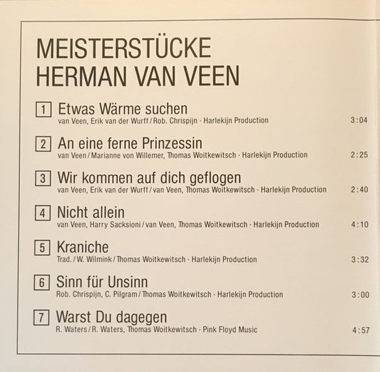 Herman van Veen : Meisterstücke (CD, Comp)