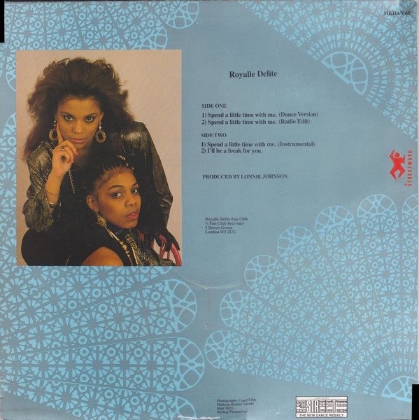 Royalle Delite : Spend A Little Time With Me (12")