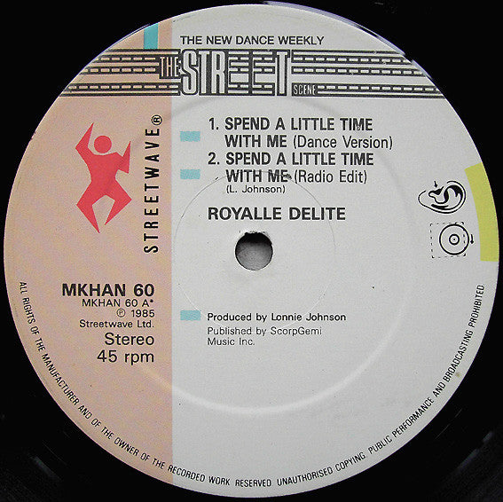 Royalle Delite : Spend A Little Time With Me (12")