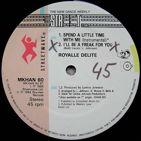 Royalle Delite : Spend A Little Time With Me (12")