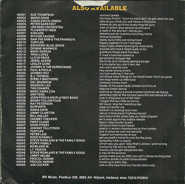 Joe Cocker : With A Little Help From My Friends (7", RE)