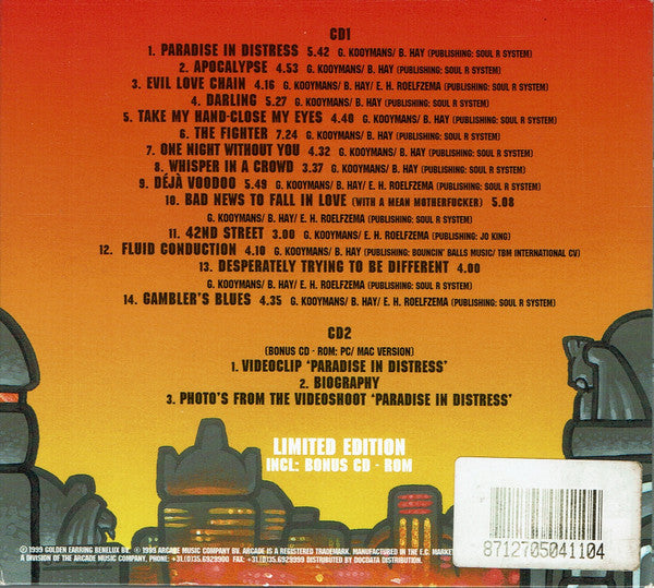 Golden Earring : Paradise In Distress (CD, Album + CD-ROM + Ltd, Dig)