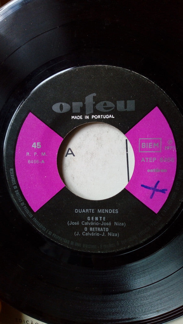 Duarte Mendes : Gente (7", EP)