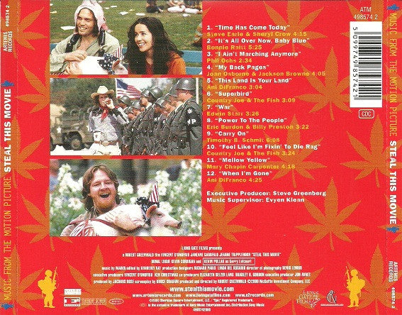 Various : Steal This Movie (Music From The Motion Picture) (CD, Comp)