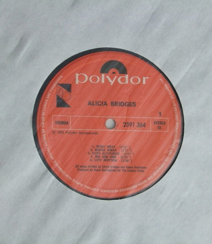 Alicia Bridges : Alicia Bridges (LP, Album)