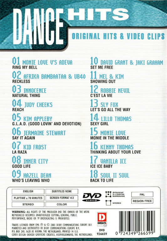Various : Dance Hits (DVD-V, Comp)