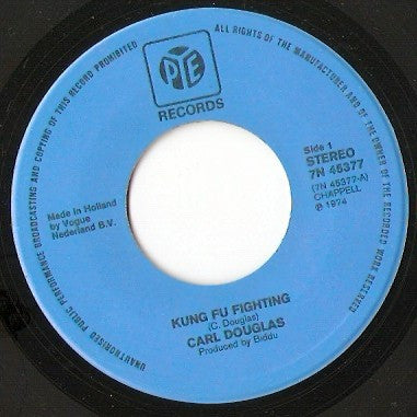 Carl Douglas : Kung Fu Fighting (7", Single, Gre)