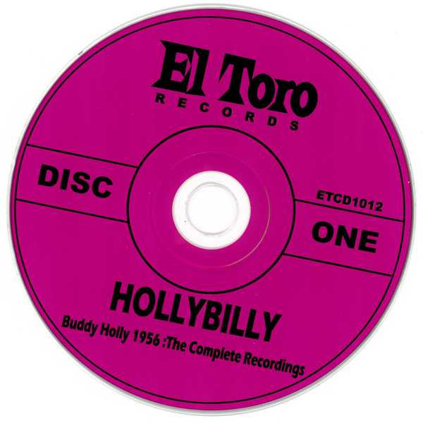Buddy Holly : Hollybilly  (Buddy Holly 1956: The Complete Recordings) (2xCD, Comp, Mono)