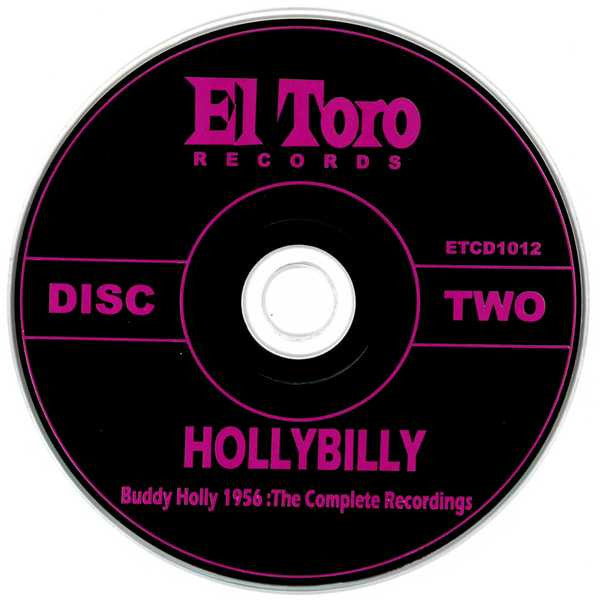 Buddy Holly : Hollybilly  (Buddy Holly 1956: The Complete Recordings) (2xCD, Comp, Mono)