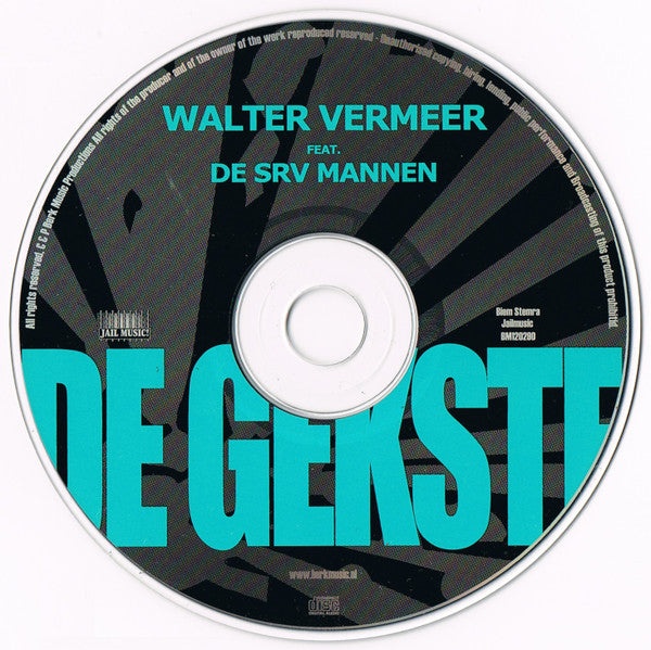 Walter Vermeer Feat. De SRV-Mannen : De Gekste (CD, Single)