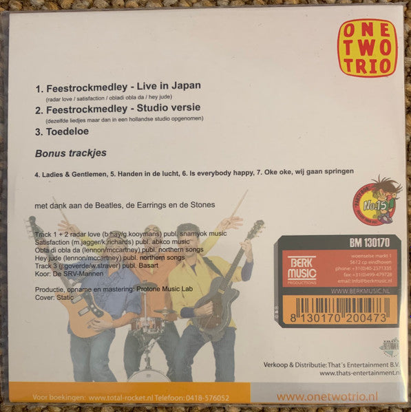 One Two Trio : FeestRockMedley (CD, Single)